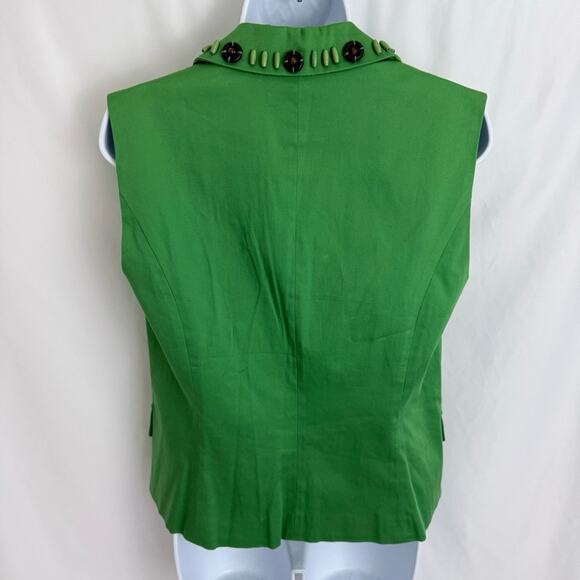 Ruby Rd. Green Vest Size 10 - Picture 6 of 9